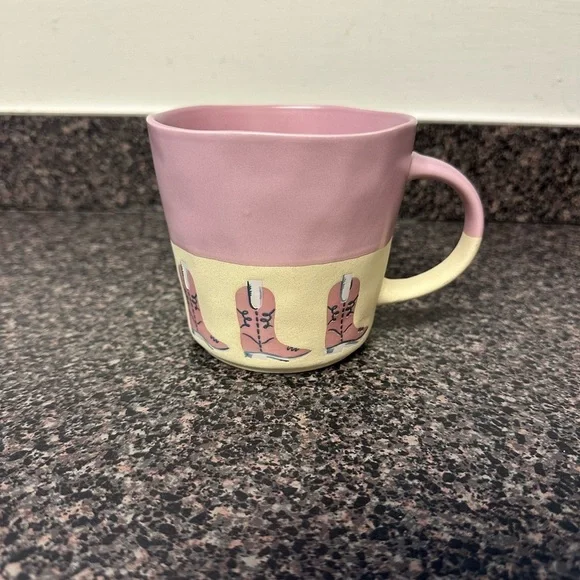 Pink Cowgirl Boot Mug - Picture 2 of 6